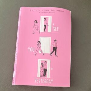 Pink 'See You Yesterday' Book by Rachel Lynn Solomon
